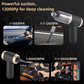Black Portable 2-in-1 Cordless Vacuum Duster Kit with 2 Attachments