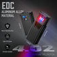 Pink-Blue Magnetic Flashlight: Spotlight, COB Flood,  Red&Blue Warning