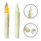 12-Pack LED Taper Candles, Remote, Hooks, & Line