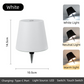 White Cordless Tri-Color Wine Bottle LED Lamp