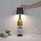 Deep-Blue Cordless Tri-Color Wine Bottle LED Lamp