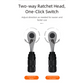 Compact Bicycle Ratchet Tool Kit - Bidirectional Wrench,Magnetic Bits & Tire Levers