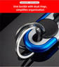 3pc Black Durable Zinc Alloy Carabiner Keychain – Secure Twist Lock & Dual Key Rings