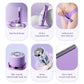 Purple Lectric Bikini Trimmer for Women, 1 Set Rechargeable 2 in 1 Body & FacialHair Removal