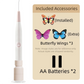 Automatic Interactive Butterfly Cat Toy – Electric Rotating Wand with 60CM Steel Wire, Suction Base & 2 Smart Modes for Kitten Enrichment