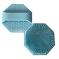 4-Pack Silicone Face Scrubber & Gentle Exfoliator – Antimicrobial Facial Cleansing, Multi-Color Brush Set