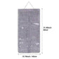 16 Slot Grey Felt Hanging Sunglass Organizer(40 * 80 CM) – Foldable Wall Mount Eyewear Storage Rack
