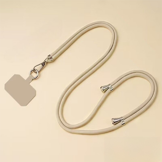 3-Pack Adjustable Khaki Crossbody Phone Lanyards – Dual Wear Modes, Two-Ways of Hanging,Ultra-Slim 0.6mm Patch