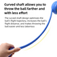 3-Pack Blue PP Dog Tennis Ball Launcher Stick(48 × 8 CM) - Manual Fetch Thrower for Long Distance Outdoor Training & Hands-Free Pickup