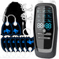 Rechargeable 3-in-1 EMS TENS Microcurrent Massager - Dual Channel, 9 Modes Pain Relief Stimulator with 4 Pairs of Patches