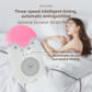 Portable Baby Sleep White Noise Machine(12.5*7*3.5 CM) With Soothing Sounds, RGB Night Light & Auto Timer - USB-C Rechargeable