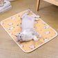 2-Pack Green Dinosaur Pet Summer Cooling Latex Pad (XL Size: 70*50cm) - Breathable Ice Silk & Latex-Filled Dog Bed Cat Sleeping Mat with Non-Slip Base