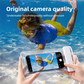 3-PCS Green IPX8 Waterproof Phone Pouch(19×11 CM) - Universal Touch Screen & Underwater Photo Case for Swimming, Snorkeling, and Beach