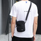 Light Grey Mini Streetwear Oxford Cloth Crossbody Bag - Ultra-Light (200g) Fashion Sling Pack, Fits 8-inch Tablet