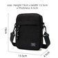 White camouflage Mini Streetwear Oxford Cloth Crossbody Bag - Ultra-Light (200g) Fashion Sling Pack, Fits 8-inch Tablet
