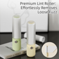 Yellow Portable Mini Lint Roller Set for Pet Hair Cleaning - 6 Refills (180 Sheets Total), Sticky Dust Remover Brush for Clothes & Travel