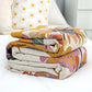 Pure Cotton Multi-Layer Gauze Blanket(Classic A, 150 cm x 200 cm) - Lightweight, Ultra-Breathable, and Moisture-Wicking Summer Quilt for Hot Sleepers