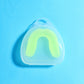4-Pack Yellow Food Grade Silicone Sports Mouthguard(6x5x1.7CM) With Vented PP Case- Instant Fit Mouth Guardfor High Shock Protection