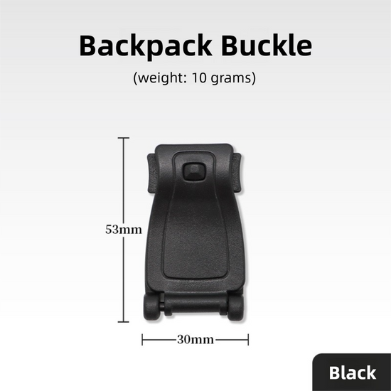 10 Pack Black MOLLE Clip Tactical Strap-Management Tool -  Ultralight Portable Backpack Buckle for Tactical Outdoor Gear Attachment