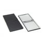 4-Pack Black Jumbo Square Folding Compact Mirror(8X8CM) - Men&