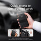 2-Pack Grey Metal Thin Slim Men Women Pop Up Wallet (10.1 x 6.9 x 1.7 cm) - RFID Anti-theft Card Holder with box