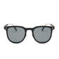 Ultra-Light Foldable TR Sunglasses for Women with Storage Bag - 15° Adjustable Temples & Premium Hinges, UV Protection (Black Frame/Grey Lenses)