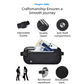 Orange RFID Blocking Slim Anti-Theft Fanny Pack for Outdoor Travel - Hidden Money Belt for Passport, Documents & Cash