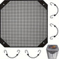 2-Pack Ventilated Resin Mesh Outdoor Air Conditioner Cover(81x81cm / 32x32inch) - Anti-Sun Heat Reduction AC Unit Net for Exterior Use