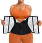 Silver Ion Sauna Waist Trainer for Women(Size 3XL) - 2-in-1 Zipper and Hook/Eye Sweat-Wicking Sports Girdle, Postpartum Fitness Shapewear
