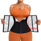 Silver Ion Sauna Waist Trainer for Women(Size 3XL) - 2-in-1 Zipper and Hook/Eye Sweat-Wicking Sports Girdle, Postpartum Fitness Shapewear