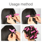 20-Pack Black Polka Dot Bow Sponge Hair Rollers Set -  Soft Sleep Pillow Lazy No-Heat Curler for Heatless Loose Curls Hair Style