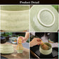 White Ceremony 4-Piece Matcha Ceramic Tool Set - Gift Box with Whisk (Chasen), Whisk Holder (Chasen Kuse-Naoshi), Bowl, and Scoop