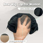 2-Pack Dark Brown U-Part Open-Ear Wig Cap with 4x5 Inch Double Velvet Lace - Comfort & Stability, for Wig Making and Secure Wear