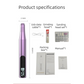 Black Portable Wireless Professional Electric Nail Drill Machine Includeing 6 Nail Drill Bits- High-Speed 20000 RPM, Adjustable 4-Speeds with LCD Display
