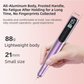 Black Portable Wireless Professional Electric Nail Drill Machine Includeing 6 Nail Drill Bits- High-Speed 20000 RPM, Adjustable 4-Speeds with LCD Display