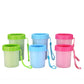 Pink Small Size Quick & Easy-Clean Dog Paw Cleaner Cup - PP+TPR Material, Gentle Pet Grooming Tool