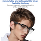 Pink-White Ultra-Light AI Smart Sunglasses - Immersive Stereo Sound, Clear Noise Reduction, IPX Waterproof, Comfortable & Stylish