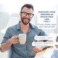Black Comfortable AI Smart Anti-Blue Light Half-Rimmed Glasses - Lightweight, Stereo Audio, Clear Noise Reduction, All-Day Wear
