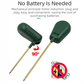 3-in-1 Mechanical Pointer Soil Meter - No Batteries Required, Measures Fertility, Moisture, and pH for Gardening