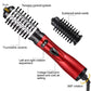 2-in-1 Grey-Purple Automatic Rotating Hot Air Styler(38/50mm Curling Barrel) - Multifunctional Hair Dryer Brush, Straightener & Curler with 3 Heat Settings and 360° Bi-directional Rotation