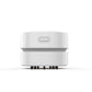 White Portable Handheld Cordless Mini Desktop Vacuum Cleaner - Powerful 10KPA Suction,  Efficient Dust & Debris Collection for Home, Office, and Student Use