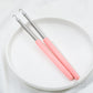 2-Pack Pink Jewelry Fastener Helper Tool - Quick Bracelet & Fine Chain Wearer Aid With Telescopic Titanium Steel Hook