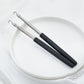 2-Pack Black Jewelry Fastener Helper Tool - Quick Bracelet & Fine Chain Wearer Aid With Telescopic Titanium Steel Hook