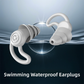 2-Pairs White Noise Reduction Silicone Ear Plugs for Swimming, Sleep, and Study - Waterproof Reusable Sound Blocking Earplugs