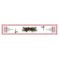 Style-1 New Year & Christmas Table Runner(33 x 180 CM) - Festive Linen Tablecloth, Digital Print Christmas Decor