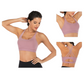 XXL Size Purple Elegant Sexy Criss-Cross Back Sports Bra for Women - High Support & Anti-Shock, Wire-Free Yoga Crop Top with X-Shape Fine Strap