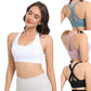 2-Pack Blue High-Support Shockproof Sports Bra(M Size) - Women&