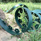 Black L-Shape PE Landscape Edging Roll Kit (10CM Height x 10M Long) - Anti-Root Lawn & Garden Divider with 30 Ground Stakes