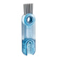 2-Packs 3-in-1 Blue Portable & Compact U-Shape Deeply-Cleaning Brush - Multi-Functional Gap Scrubber for Lids, Mugs, and Baby Bottles