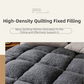 Superior Insulation Grey Dual-Sided Pet Sleeping Mat(40X60CM) for Dogs & Cats - 3D Thickened Support & Durable Wavy Quilting, Reversible Lamb Velvet & Brushed Cotton Bed